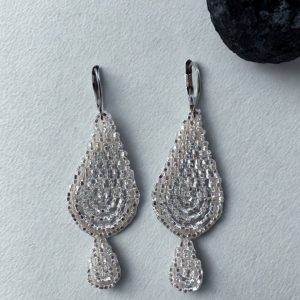 Luna Silver Teardrops