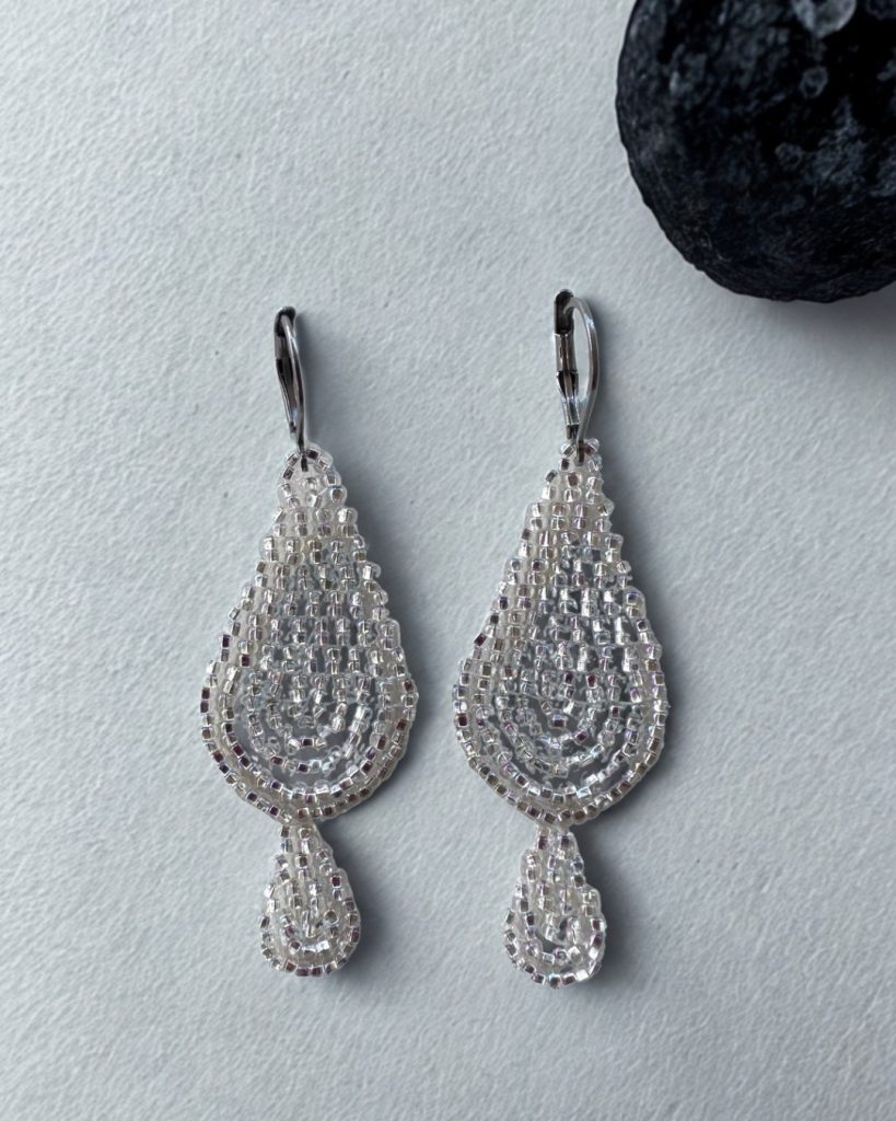 Luna Silver Teardrops
