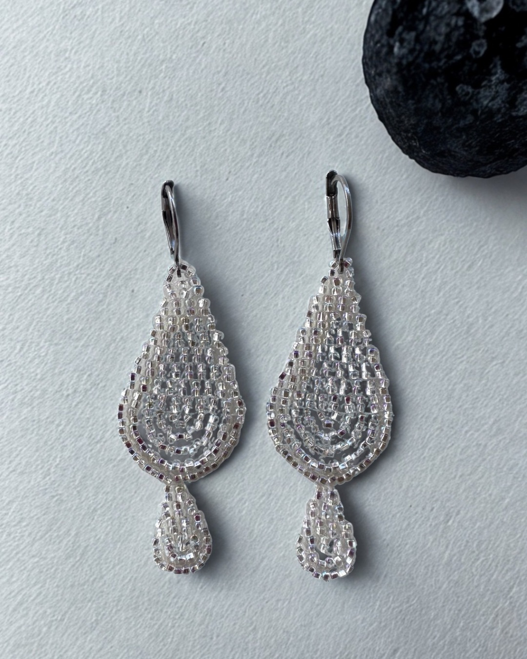 Luna Silver Teardrops